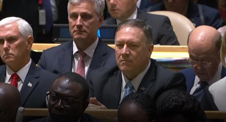 Министр торговли США заснул во время речи Трампа в ООН