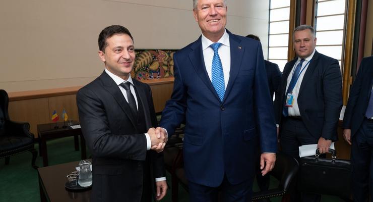 Зеленский встретился с президентом Румынии