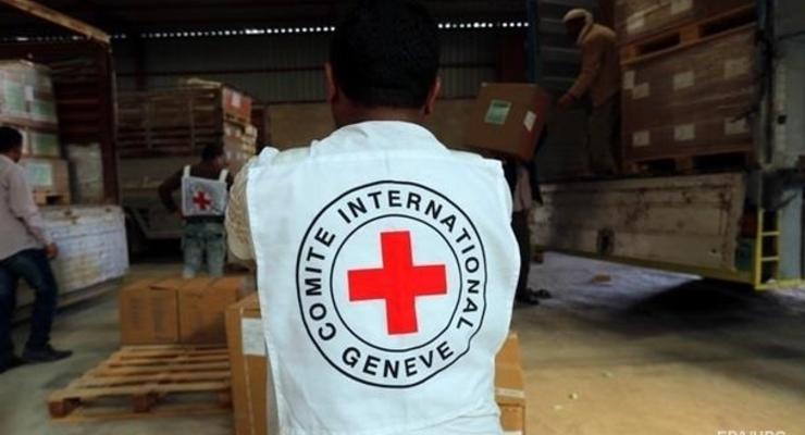 Красный Крест передал на Донбасс 55 тонн стройматериалов