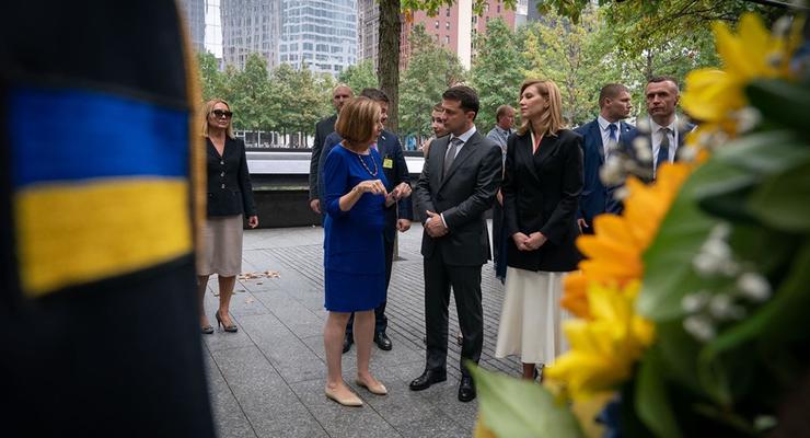 Зеленский в Нью-Йорке почтил память жертв террористических атак