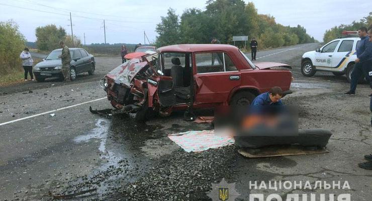 В Полтавской области столкнулись четыре авто, есть жертвы