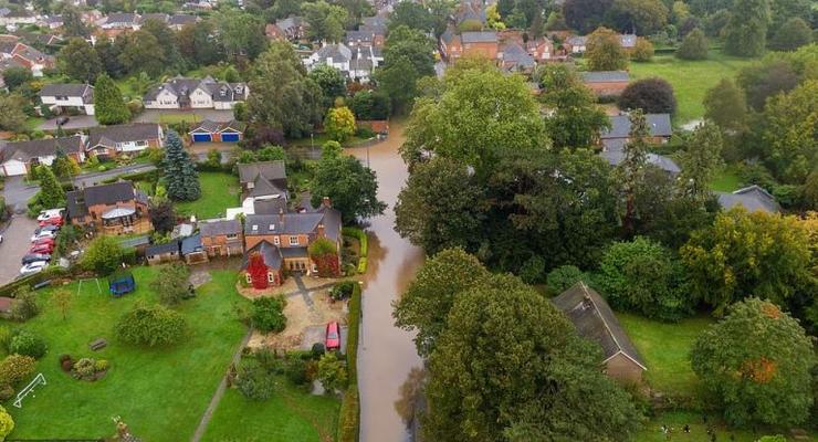 В Великобритании масштабное наводнение