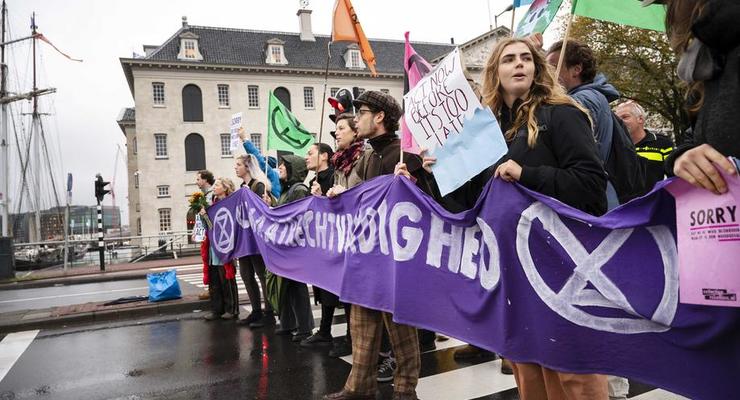В Нидерландах задержали 130 участников климатического протеста