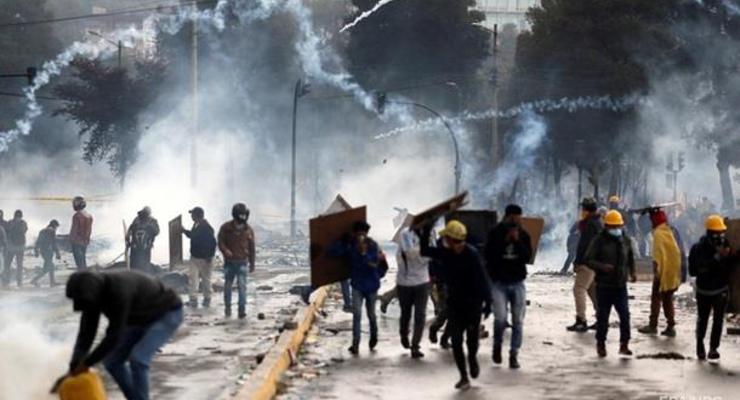 Возросло число жертв протестов в Эквадоре