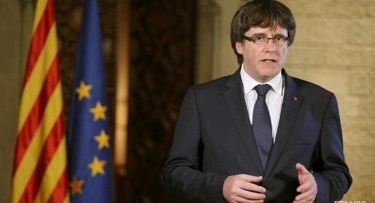 Экс-лидер Каталонии Пучдемон сдался властям Бельгии