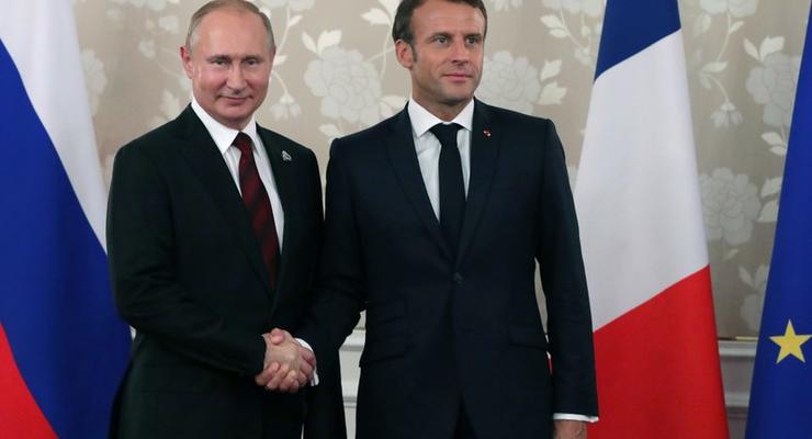 Макрон и Путин обсудили "нормандскую" встречу