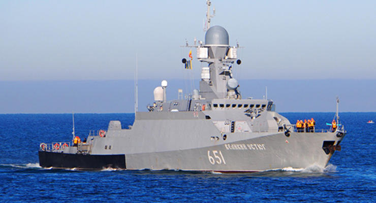 В Азовское море вошли ракетные корабли ВМФ РФ