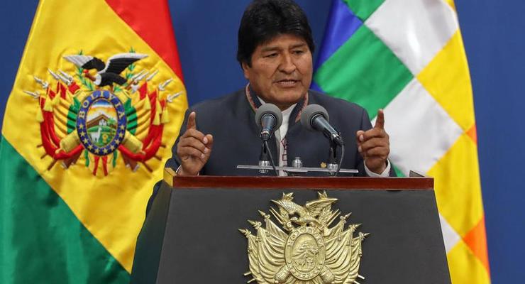 Президент Боливии заявил о госперевороте