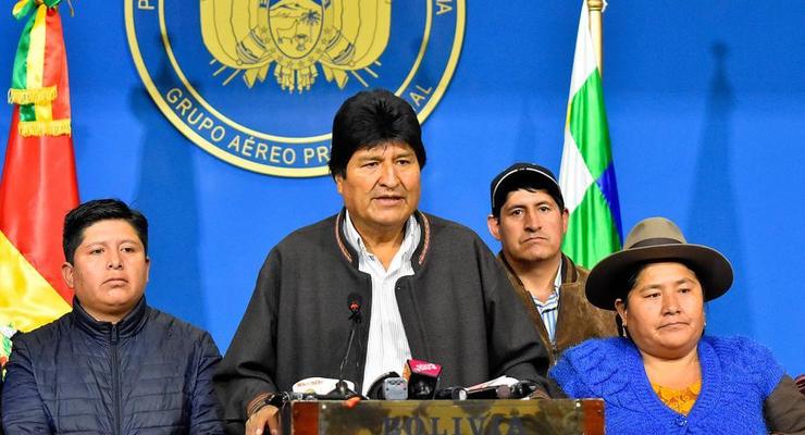 Мексика предложила убежище экс-президенту Боливии
