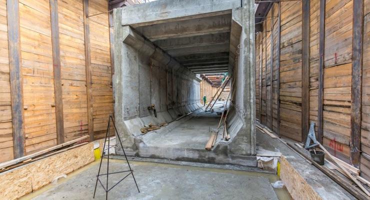 Для метро на Виноградарь построили первый "тоннель"