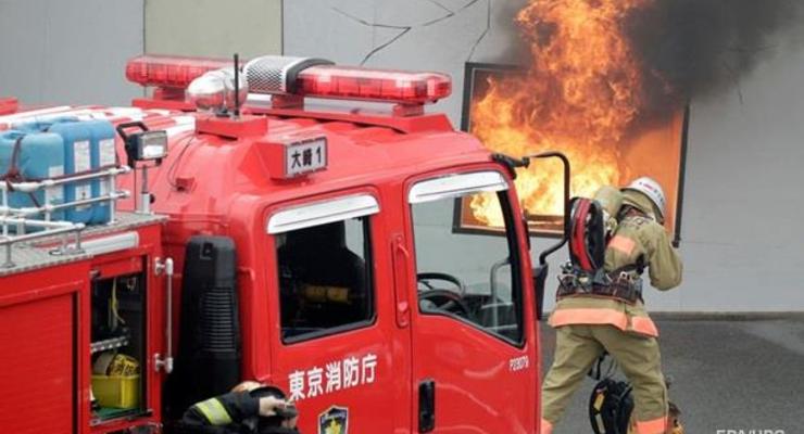 В Японии загорелось здание Министерства экономики