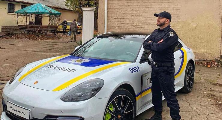 В Одессе заметили полицейский Porsche Panamera