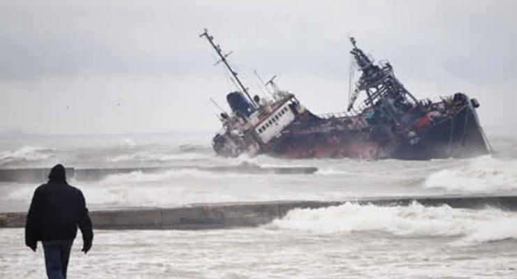 Кораблекрушение в Одессе: опубликовано видео происшествия