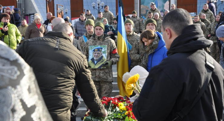 Киев простился с ветераном АТО Пановым