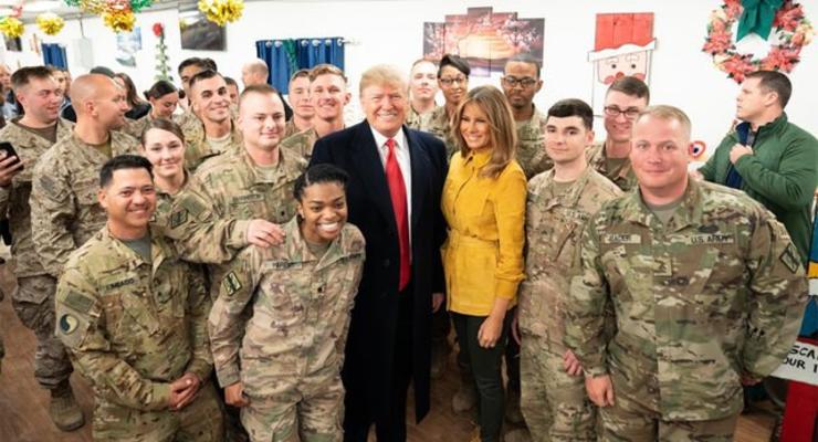 Трамп устроил обед для военных США в Афганистане