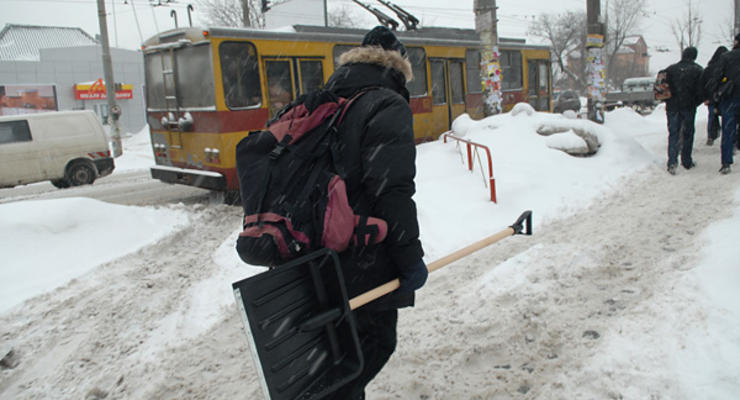 В Киеве появится первый тротуар с подогревом