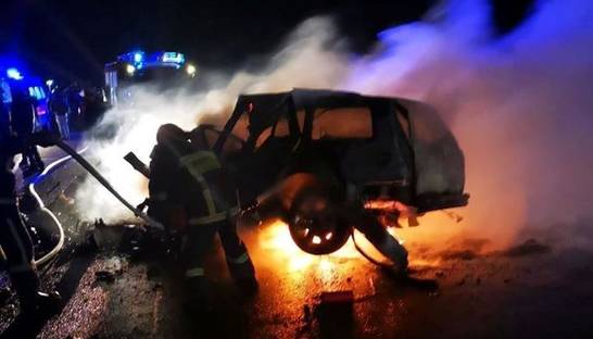 В аварии под Черновцами сгорели три человека