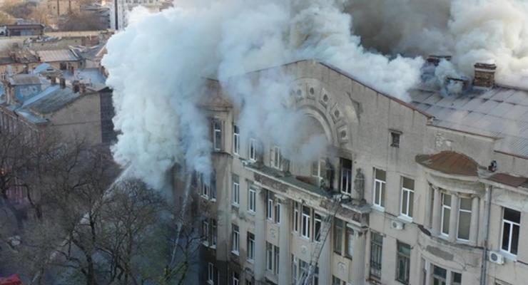 Пожар в Одессе: число пострадавших увеличилось