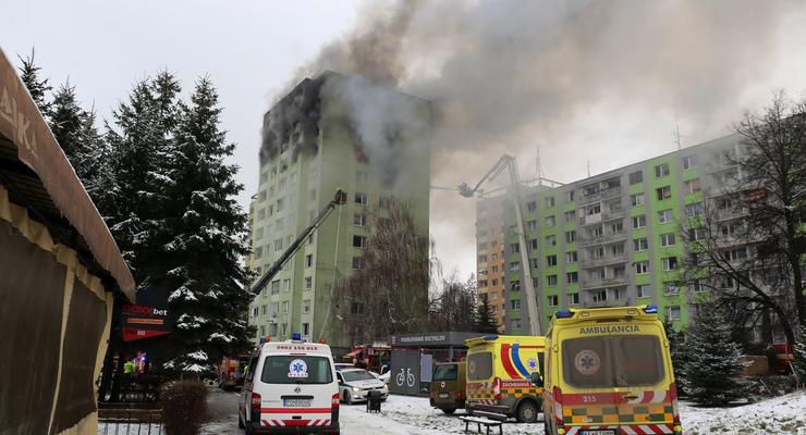 В Словакии пять человек погибли при взрыве газа в жилом доме