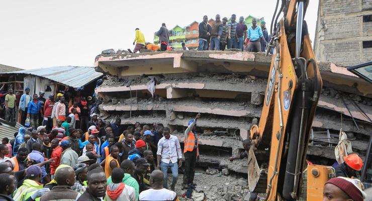 Стало известно количество погибших при обрушении здания в Кении