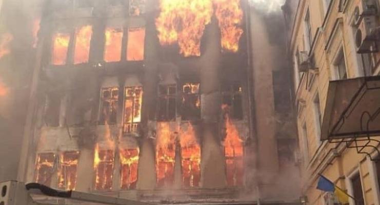 В сгоревшем Одесском колледже отсутствовала пожарная сигнализация