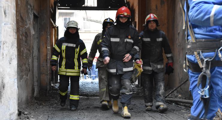 В Одессе завершены работы на месте пожара