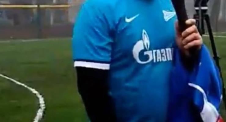 Одесский депутат “засветился” в футболке “Газпрома”