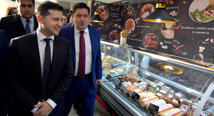 “Вкусно по-украински”: Зеленский нашел украинские продукты в центре Баку