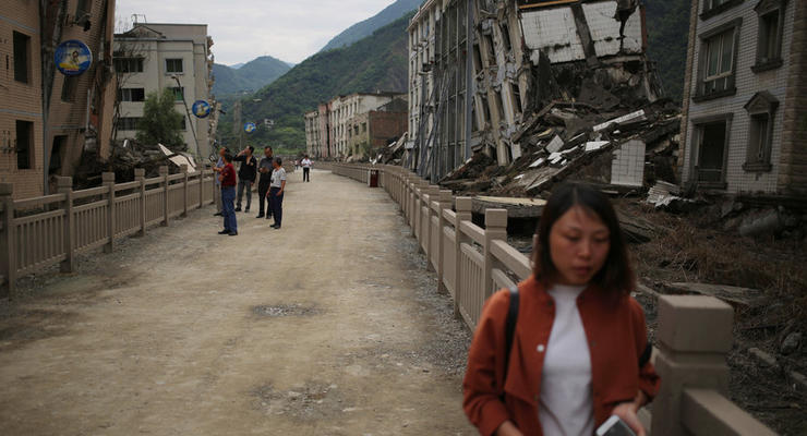Китай всколыхнуло мощное землетрясение