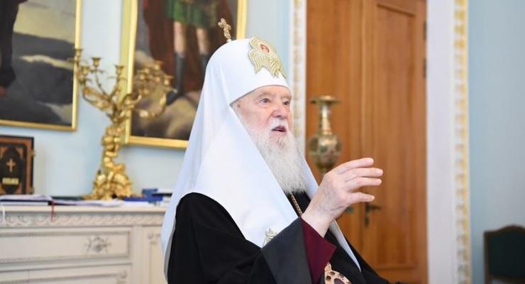 Патриарх Филарет обвинил Епифания в расколе Украинской церкви