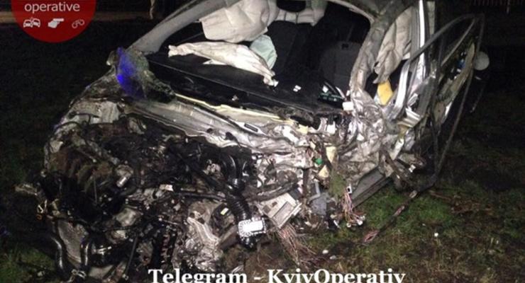В Киеве столкнулись четыре авто, есть пострадавшие