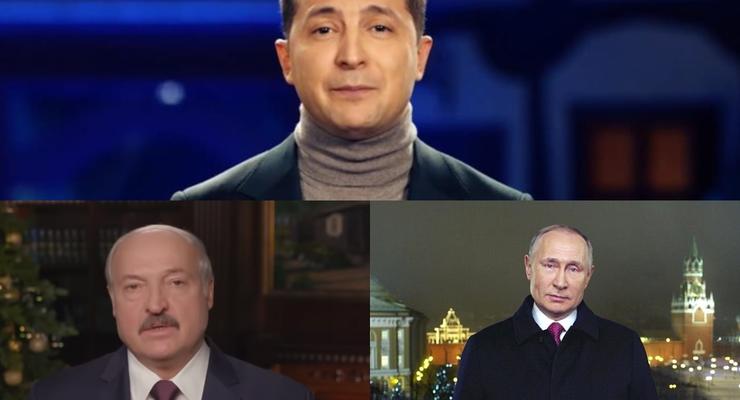Новогодние поздравления: О чем говорили Зеленский, Трамп, Лукашенко и Путин