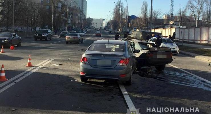 Тройное ДТП в Киеве: есть погибший
