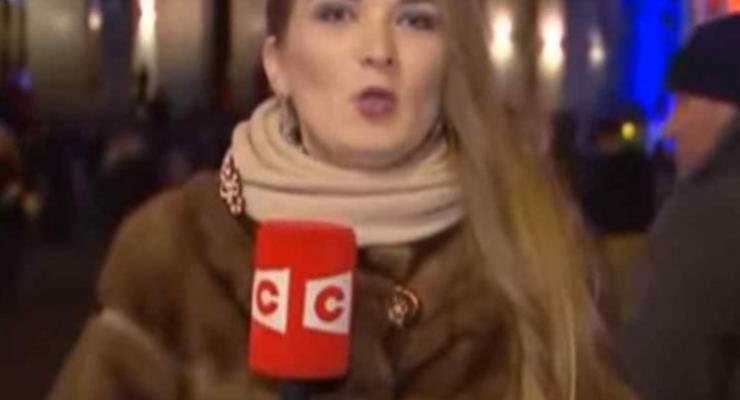 В Беларуси пьяная журналистка вела прямой эфир с "Забега трезвости"