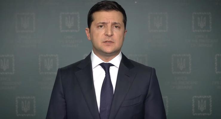 Зеленский записал видеообращение к украинцам