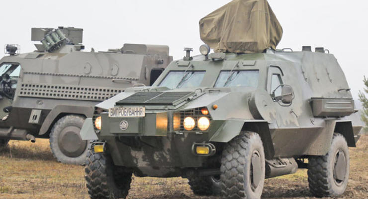 Украинские десантники испытали новые бронеавтомобили
