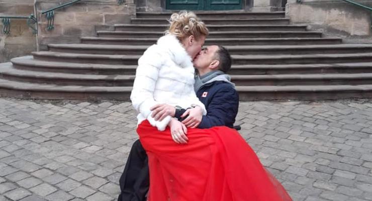 Ветеран АТО обвенчался с невестой на киевском вокзале