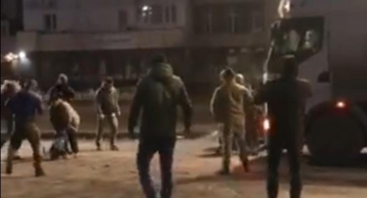 В Киеве произошла массовая драка со стрельбой
