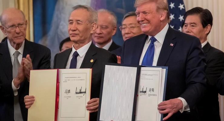 Китай и США подписали первую часть торговой сделки
