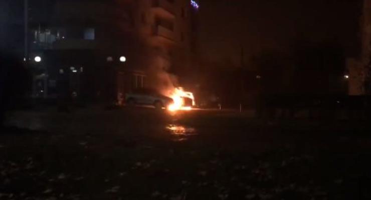 В Ужгороде сожгли машину украинского дипломата