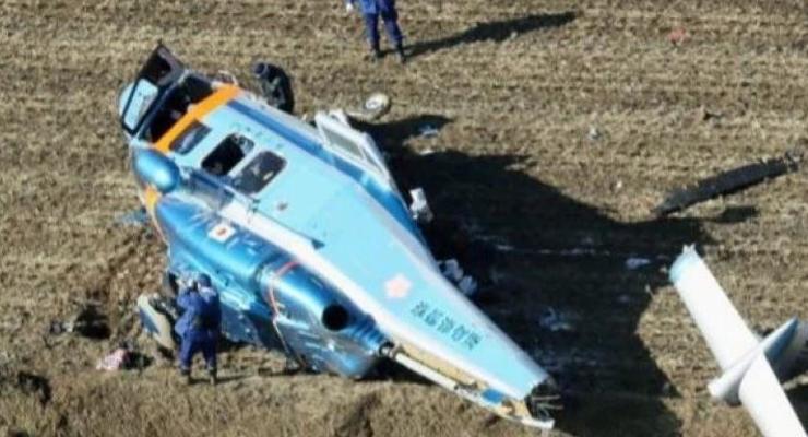 В Японии разбился полицейский вертолет