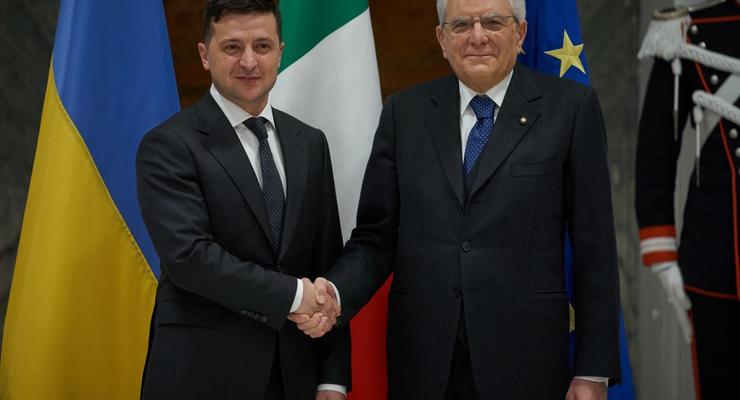 Зеленский обсудил в Италии интеграцию в НАТО и ЕС