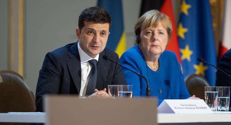 Зеленский поговорил с Меркель: Обсудили Донбасс и санкции