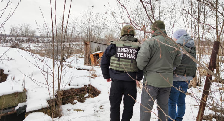В Станице Луганской нашли иностранные снаряды с маркировкой