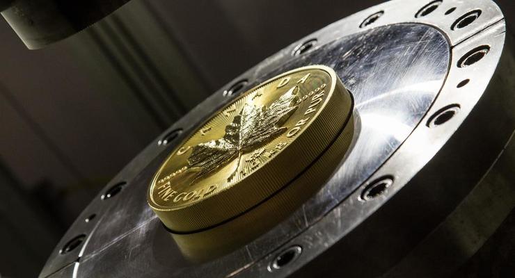 В Канаде выпустили 10-килограммовую золотую монету