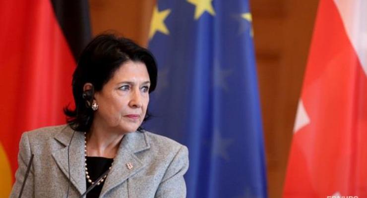 Президент Грузии отменила свой визит в Украину