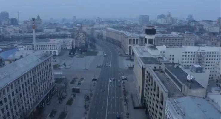 Город-призрак: В сети показали видео опустевшего Киева