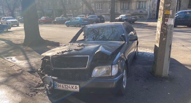 В Одессе сожгли автомобиль известного проукраинского активиста