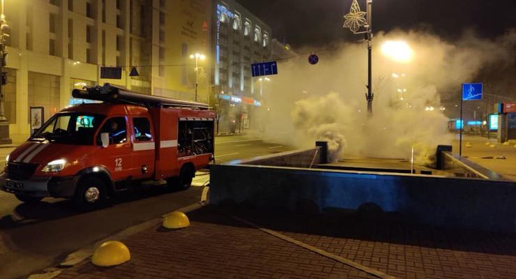 Из-за пожара половина Киева осталась без телефонной связи