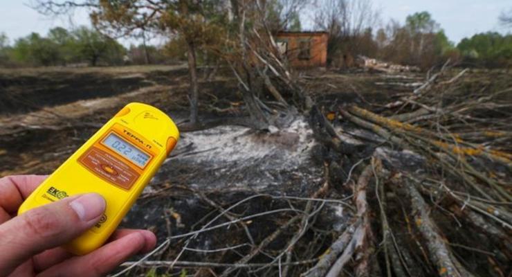 Пожар в Чернобыльской зоне: радиация выше нормы